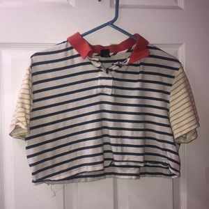 Striped Crop top